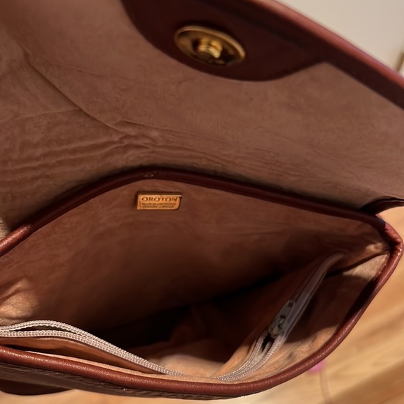 Oroton Bags Oroton Brown Leather Small Bag Crossbody Capable Poshmark